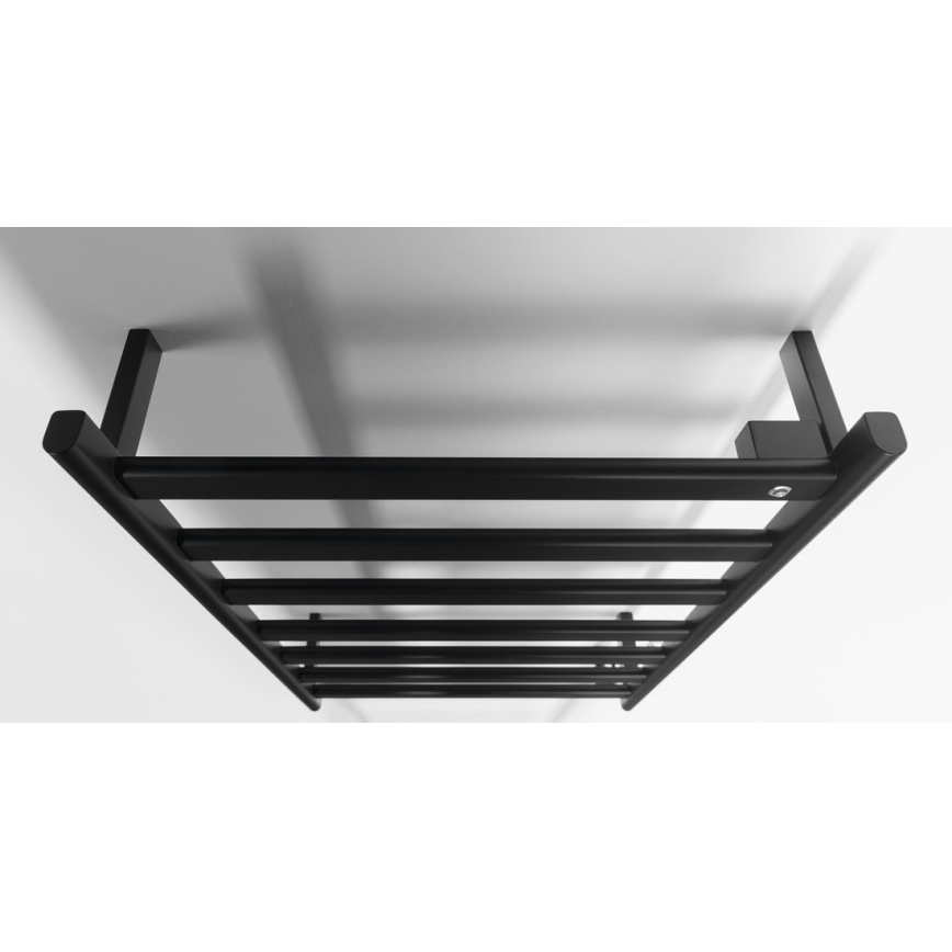 Sapho - Scaldasalviette elettrico ELIAS 105W/230V 49x73 cm nero opaco