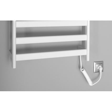 Sapho - Scaldasalviette elettrico ELIAS 105W 73x49 cm bianco opaco