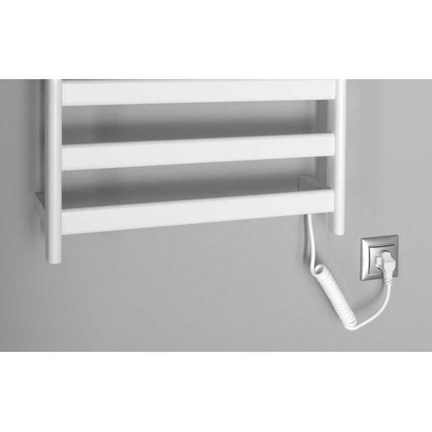 Sapho - Scaldasalviette elettrico ELIAS 105W 73x49 cm bianco opaco