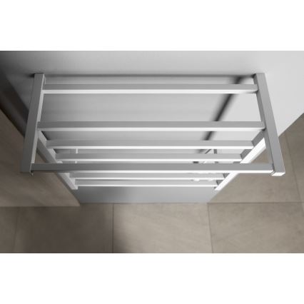 Sapho - Scaldasalviette elettrico ELZOR 60W 47x50 cm bianco opaco