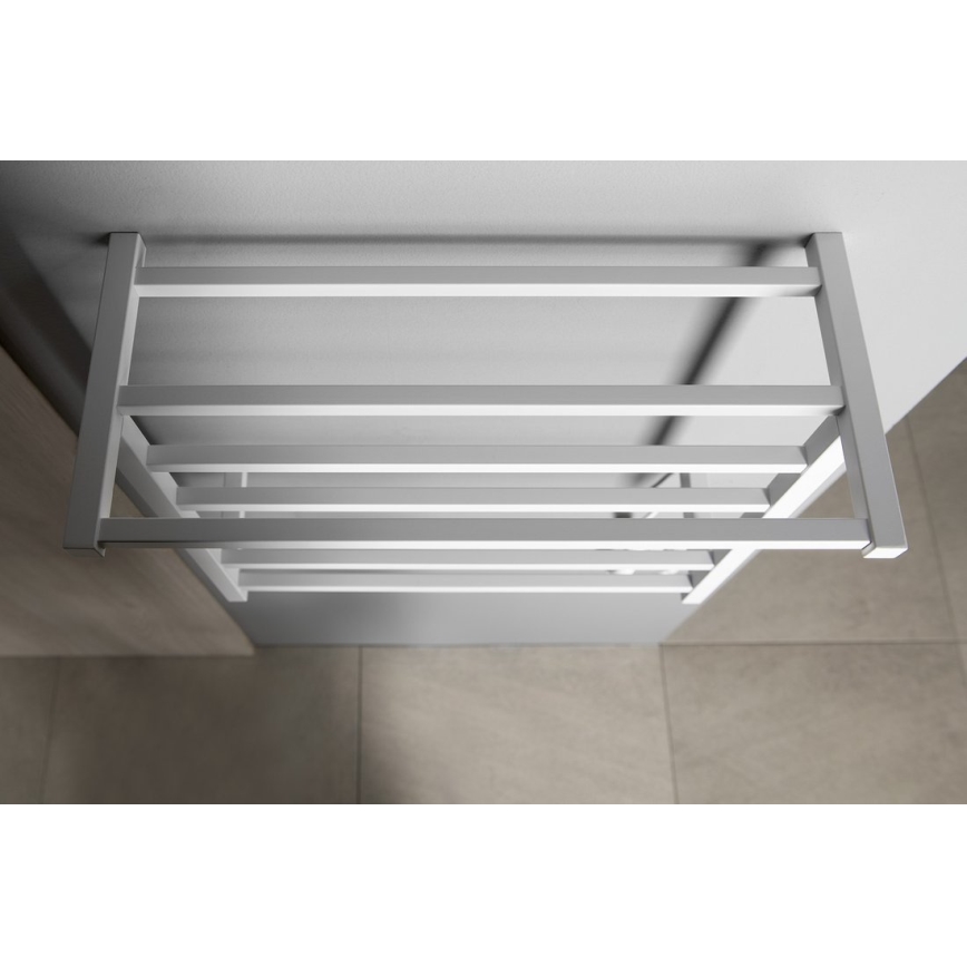 Sapho - Scaldasalviette elettrico ELZOR 60W 47x50 cm bianco opaco