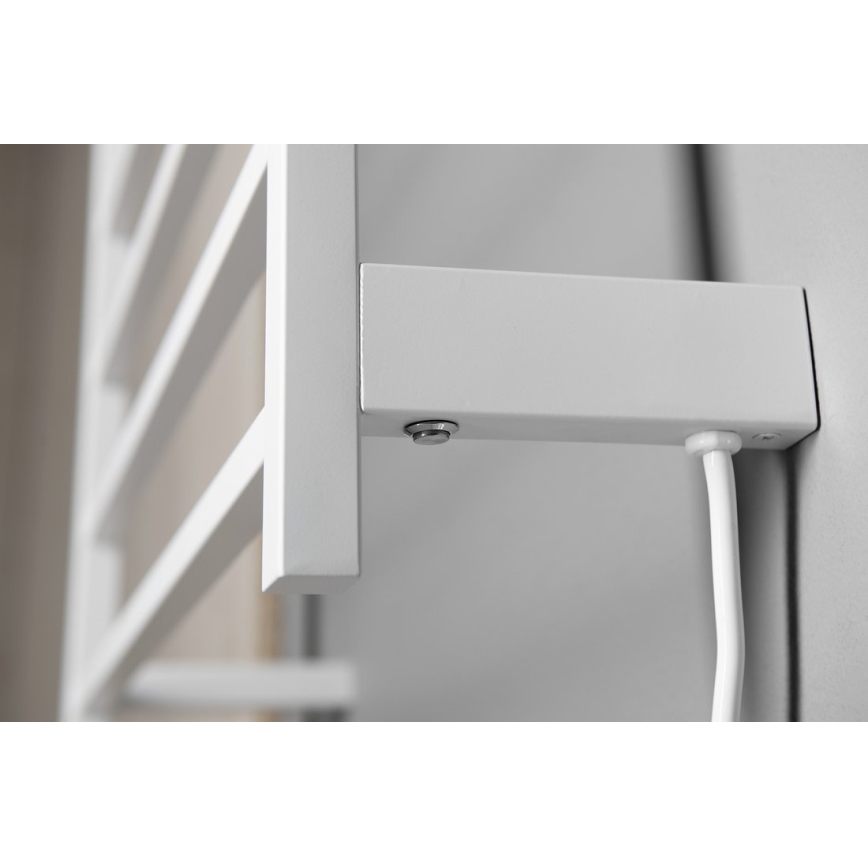 Sapho - Scaldasalviette elettrico ELZOR 60W 47x50 cm bianco opaco