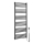 Sapho - Scaldasalviette elettrico METRO-E 800W 162x60 cm nero opaco
