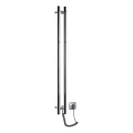 Sapho - Scaldasalviette elettrico PAPINADO 40W 120x11 cm cromo lucido