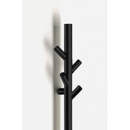 Sapho - Scaldasalviette elettrico PASADOR 30 W 150x15 cm nero opaco