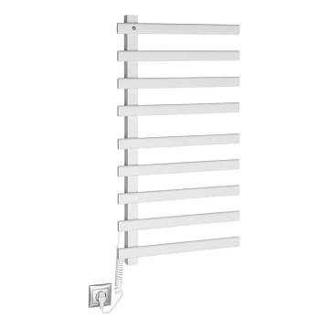 Sapho - Scaldasalviette elettrico per asciugamani ELCOR 128W 92x48 cm bianco opaco