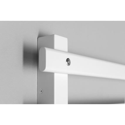 Sapho - Scaldasalviette elettrico per asciugamani ELCOR 128W 92x48 cm bianco opaco