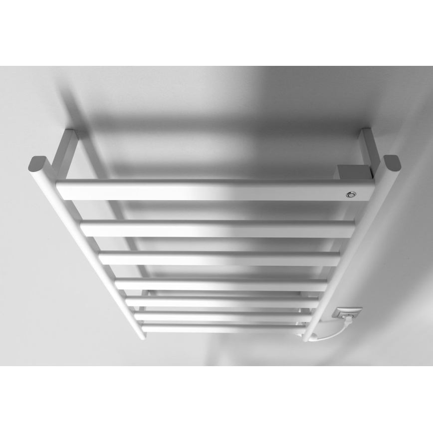 Sapho - Scaldasalviette elettrico per asciugamani ELIAS 105W/230V 49x73 cm bianco opaco