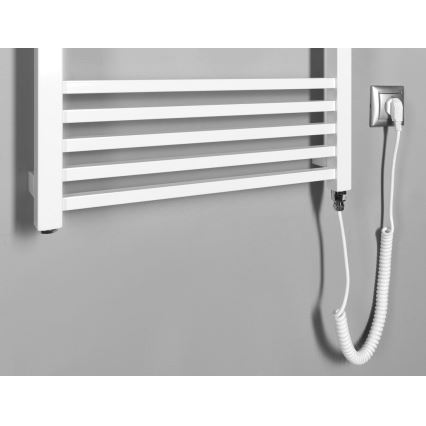 Sapho - Scaldasalviette elettrico per asciugamani METRO-E 400W 106x50 cm bianco