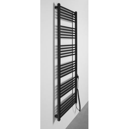 Sapho - Scaldasalviette elettrico per asciugamani METRO-E 800W/230V 60x162 cm nero opaco
