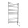 Sapho - Scaldasalviette elettrico REDONDO 130W 116x63 cm cromo lucido