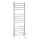 Sapho - Scaldasalviette elettrico REDONDO 130W 150x60 cm cromato lucido rotondo