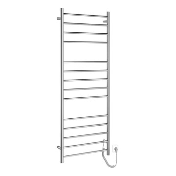 Sapho - Scaldasalviette elettrico REDONDO 130W/230V 150 cm cromo lucido tondo destro