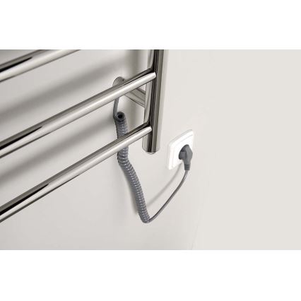 Sapho - Scaldasalviette elettrico REDONDO 130W/230V 63x116 cm cromo lucido