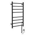 Sapho - Scaldasalviette elettrico REDONDO 75W 90x50 cm nero opaco