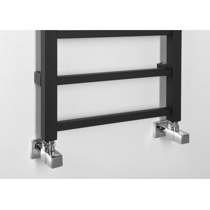 Sapho - Scaldasalviette METRO DOS 323W 40x150 cm nero opaco