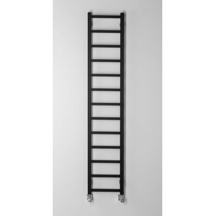 Sapho - Scaldasalviette METRO LIGHT 276W 30x150 cm nero opaco