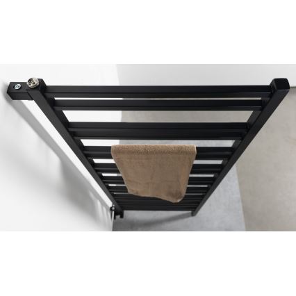 Sapho - Scaldasalviette METRO SPACE 525W 55x143 cm nero opaco