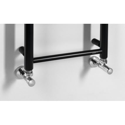 Sapho - Scaldasalviette per bagno DINA 334W 35x168 cm nero opaco