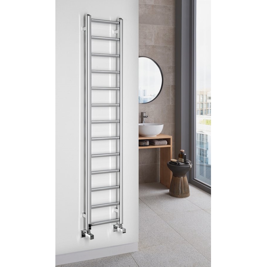Sapho - Scaldasalviette per bagno METRO LIGHT 276W/230V 30x150 cm cromato lucido