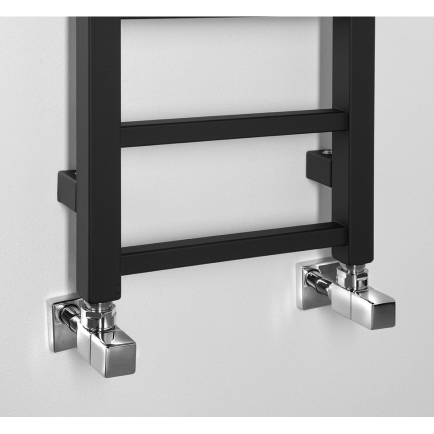 Sapho - Scaldasalviette per bagno METRO LIGHT 276W 30x150 cm nero opaco