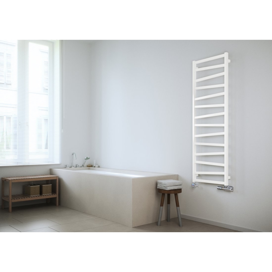 Sapho - Scaldasalviette per bagno ZIG 582W/230V 50x157 cm bianco