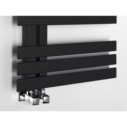 Sapho - Scaldasalviette SILVANA 124x50 cm nero opaco