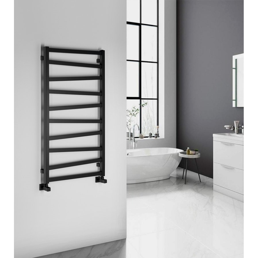 Sapho - Scaldasalviette ZIG 497W 60x109 cm nero