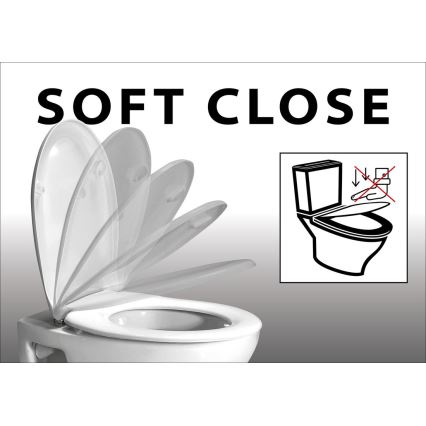Sapho - Sedile del water LISA SoftClose bianco