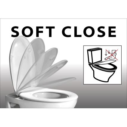 Sapho - Sedile del water SoftClose EDITA bianco