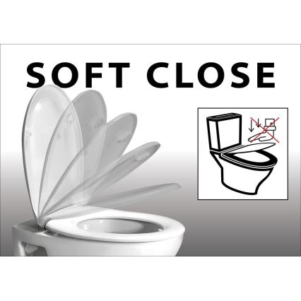 Sapho - Sedile WC ADINA SoftClose bianco