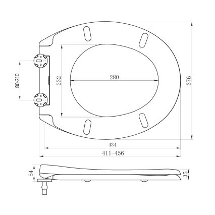 Sapho - Sedile WC ADINA SoftClose bianco