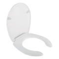 Sapho - Sedile WC per persone con disabilità bianco/duroplast
