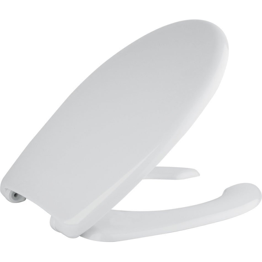 Sapho - Sedile WC per persone con disabilità bianco/duroplast