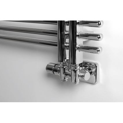 Sapho - Set termostatico per collegamento centrale TWIN COMBI, sinistro, cromo lucido