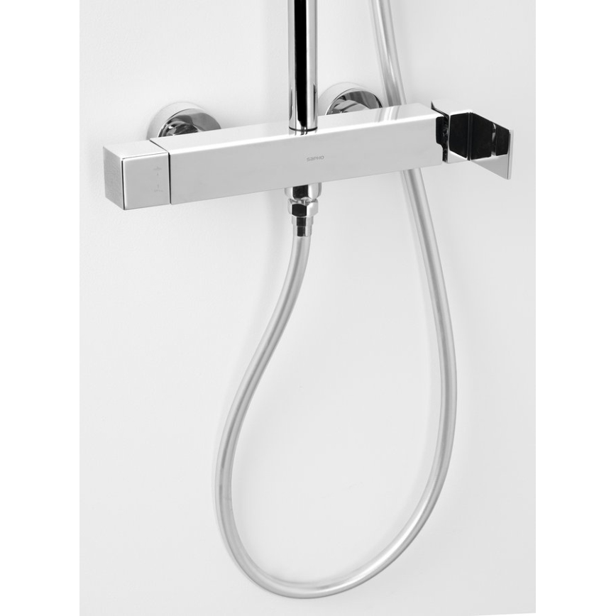 Sapho - Set doccia con miscelatore CUBEMIX, cromo lucido
