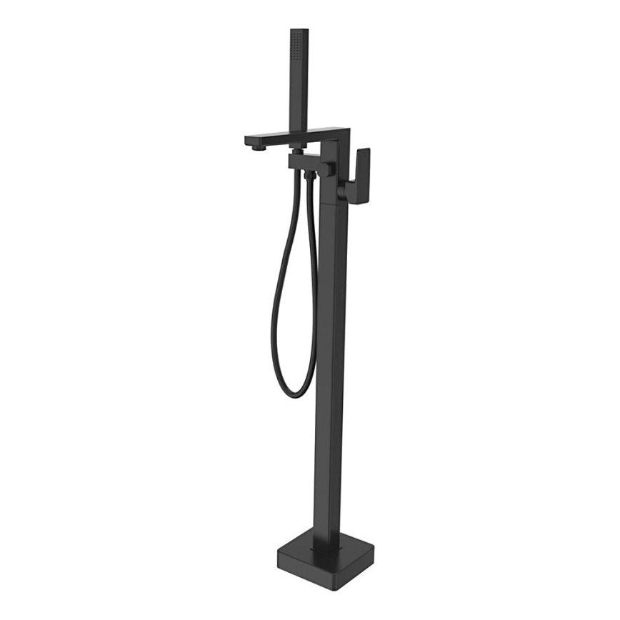 Sapho - Set per vasca freestanding con miscelatore TURSI, nero opaco