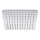 Sapho - Soffione doccia SLIM 25x25 cm lucido acciaio inossidabile