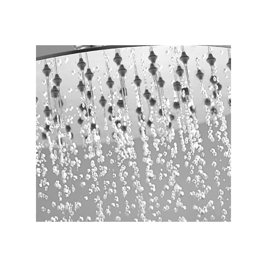 Sapho - Soffione doccia SLIM 25x25 cm lucido acciaio inossidabile