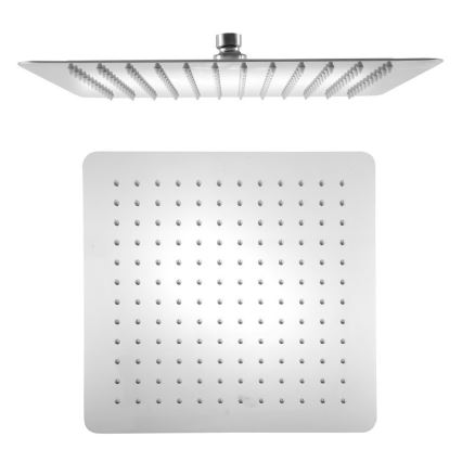 Sapho - Soffione doccia SLIM 30x30 cm lucido acciaio inossidabile