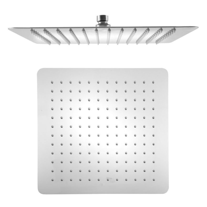 Sapho - Soffione doccia SLIM 30x30 cm lucido acciaio inossidabile