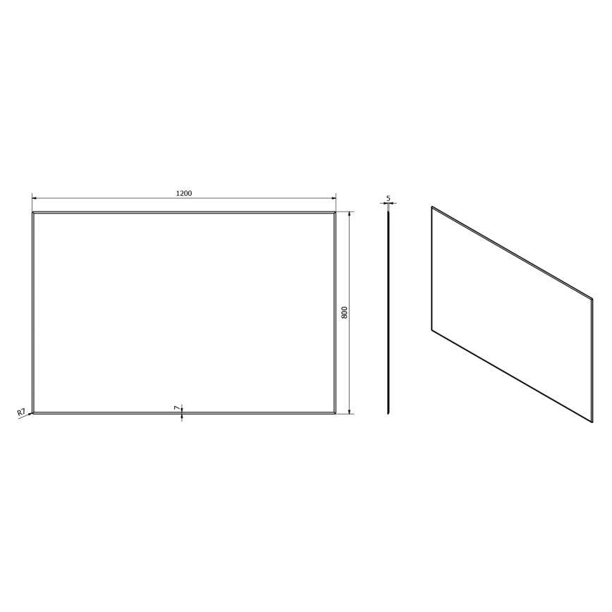 Sapho - Specchio ACCORD 120x80 cm
