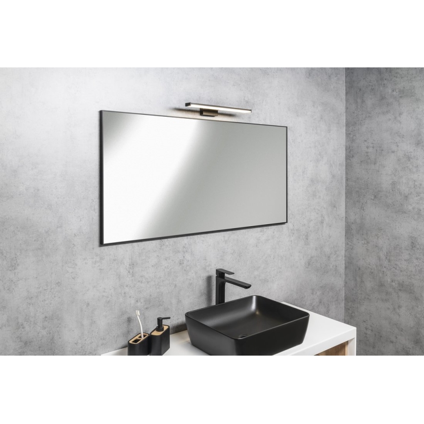 Sapho - Specchio incorniciato AROWANA 50x80, nero opaco