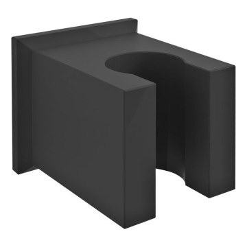 Sapho - Supporto doccia fisso angolare/opaco nero