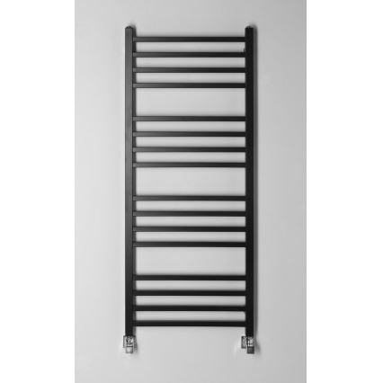 Sapho - Termoarredo da bagno METRO 120x50 cm nero opaco