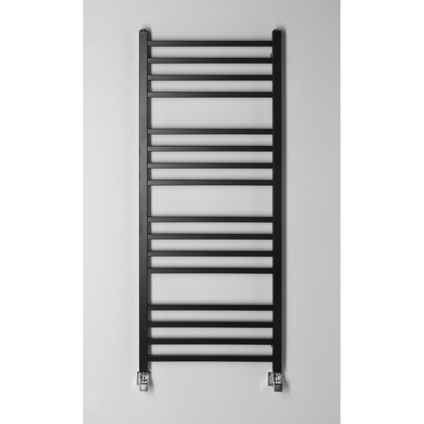 Sapho - Termoarredo da bagno METRO 120x50 cm nero opaco