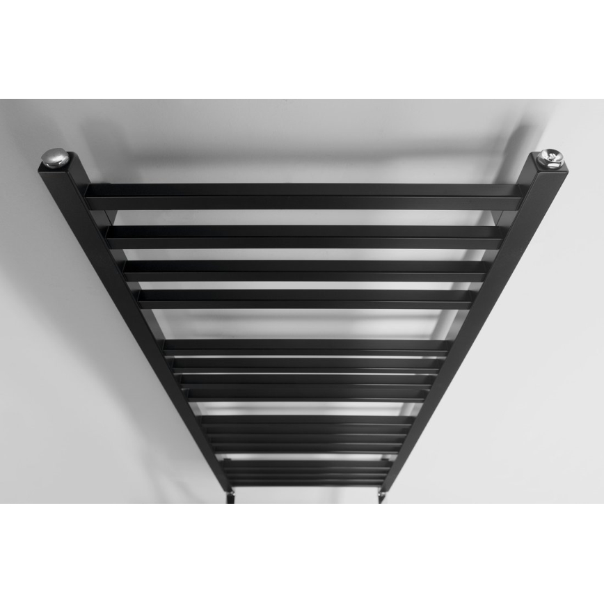 Sapho - Termoarredo da bagno METRO 120x50 cm nero opaco