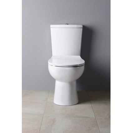Sapho - WC combinato con doccetta bidet, scarico posteriore, ceramica/bianco