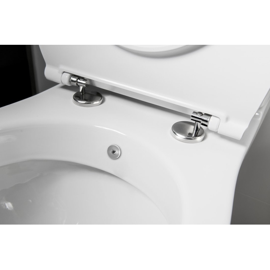 Sapho - WC combinato con doccetta bidet, scarico posteriore, ceramica/bianco