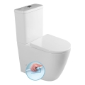 Sapho - WC combinato TURKU scarico inferiore/posteriore ceramica/bianco